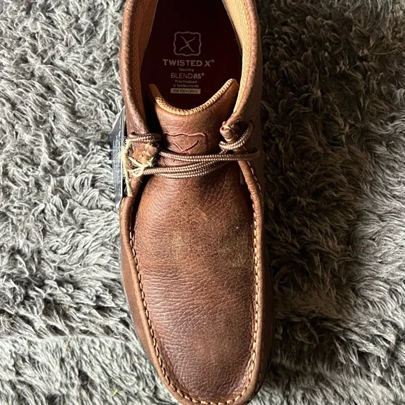 Twisted X, NWT, Chukka Boots, Driving Mocs D Toe - Picture 4 of 9